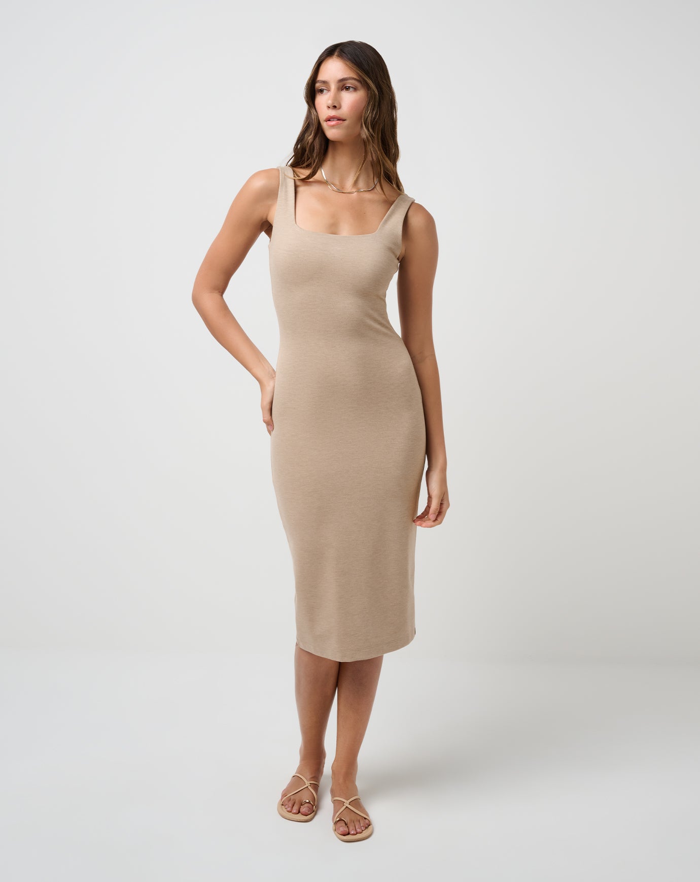Friday Ponte Midi Dress - Image 2