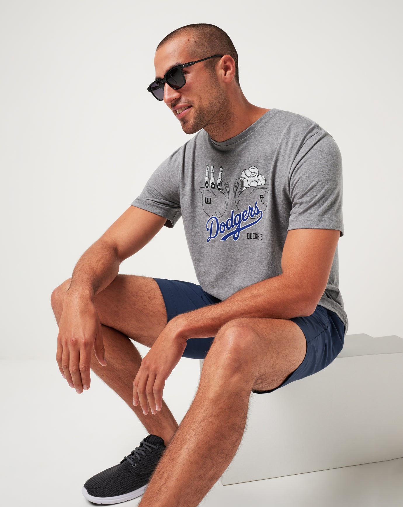 Los Angeles Dodgers Strike One Tee - Image 4