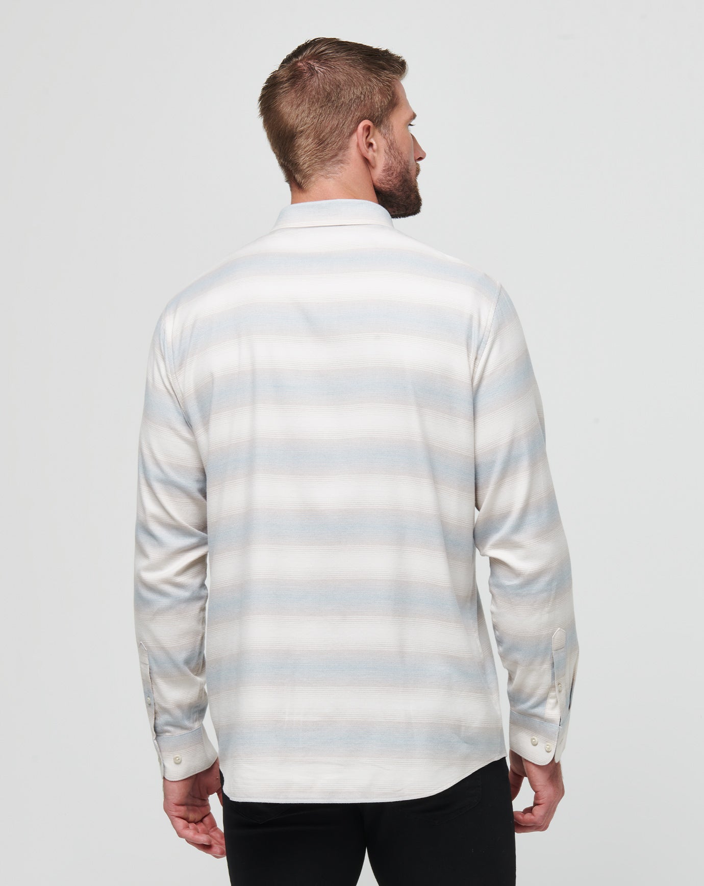 Cloud Flannel Stripe Button-Up - Image 2