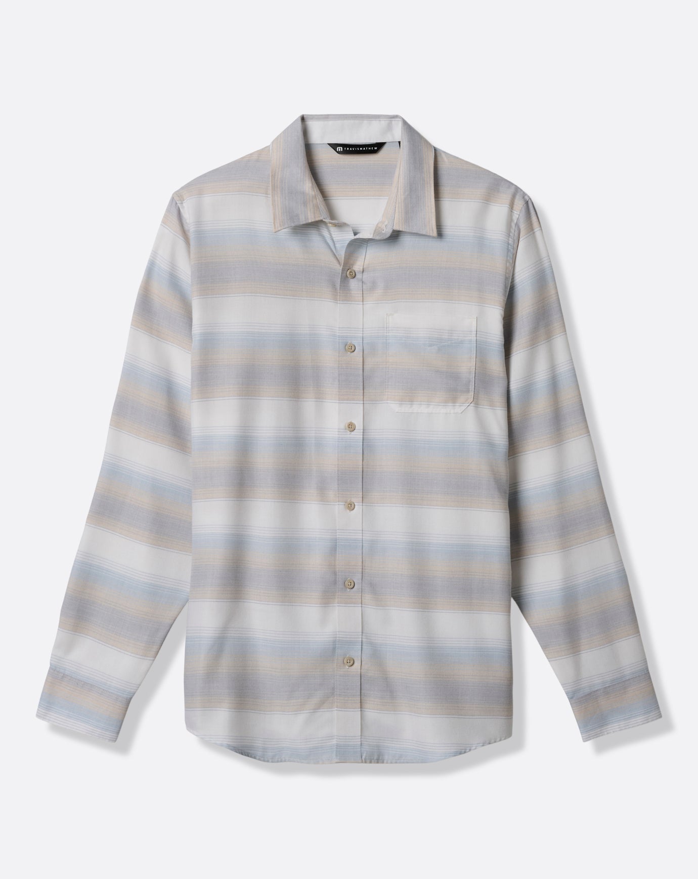 Cloud Flannel Stripe Button-Up - Image 11