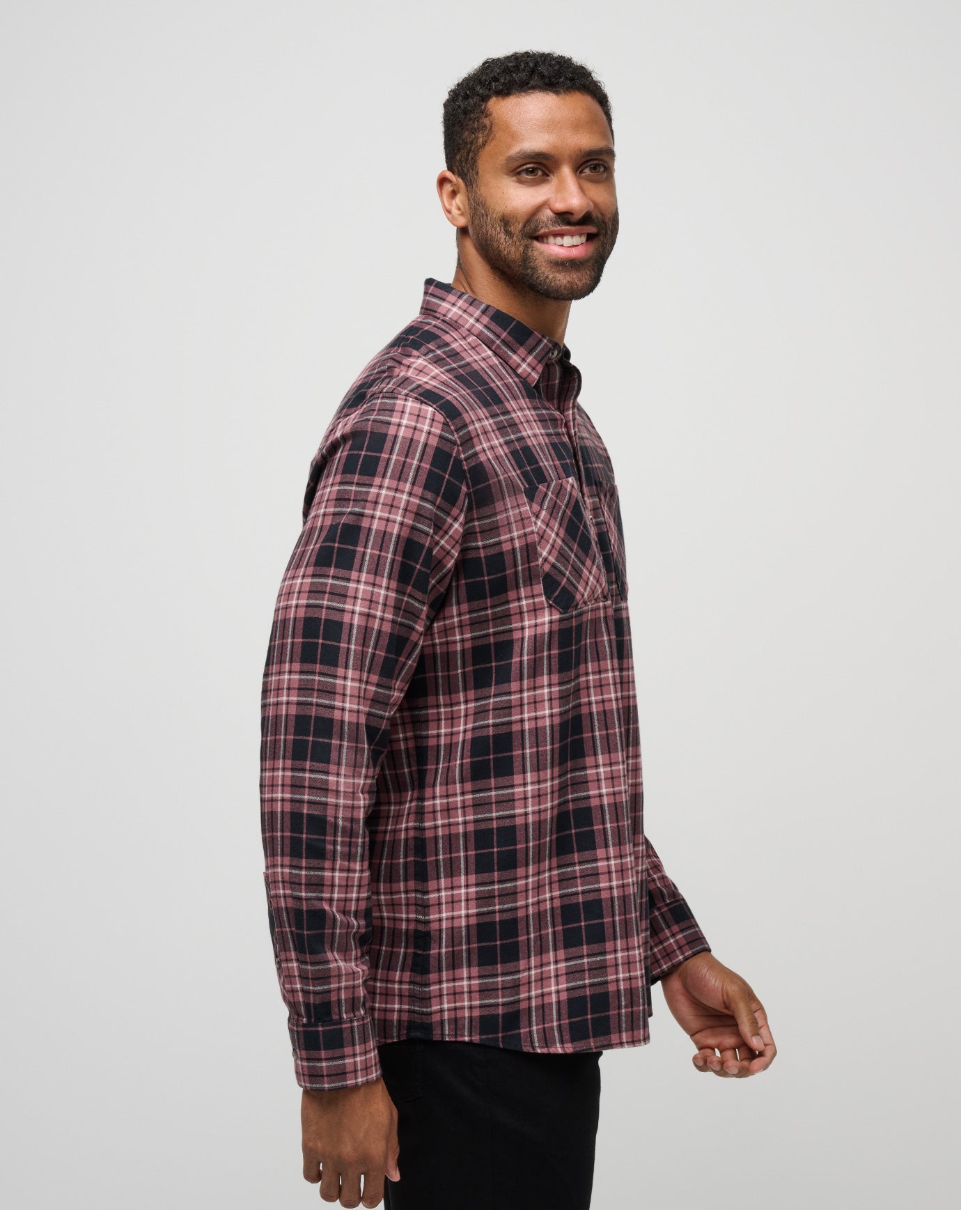 Cloud Flannel Plaid Button-Up - Image 2
