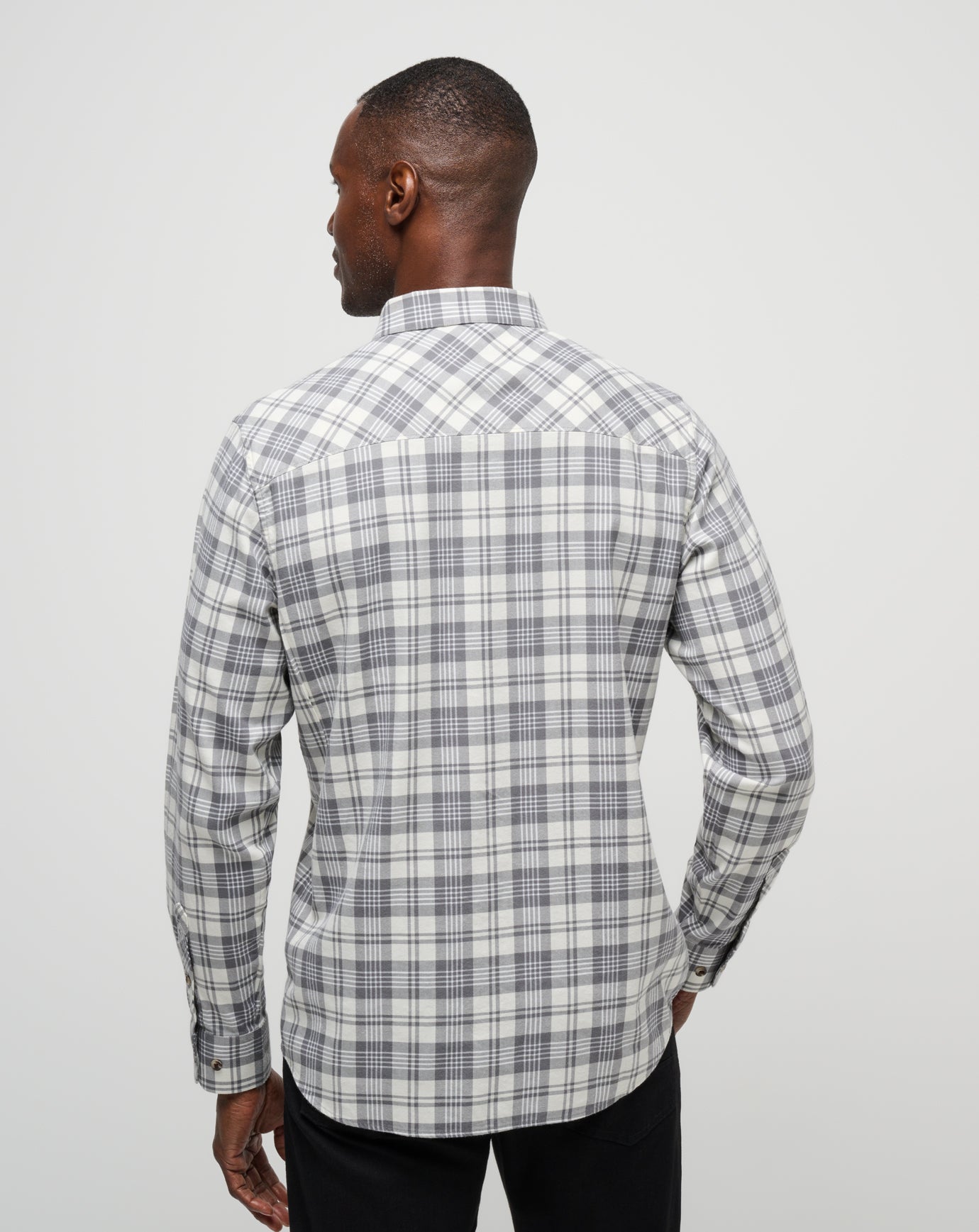 Cloud Flannel Plaid Button-Up - Image 16