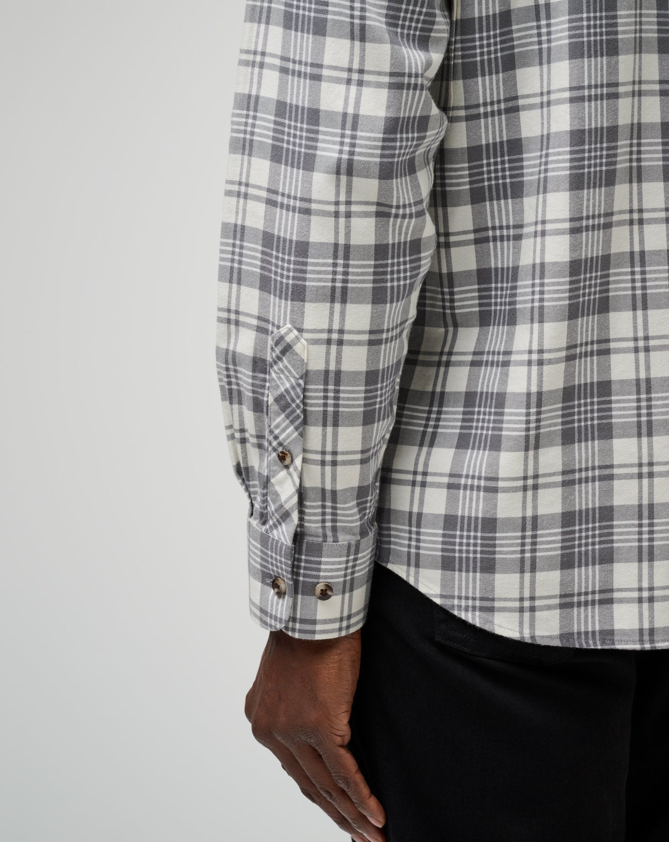 Cloud Flannel Plaid Button-Up - Image 17