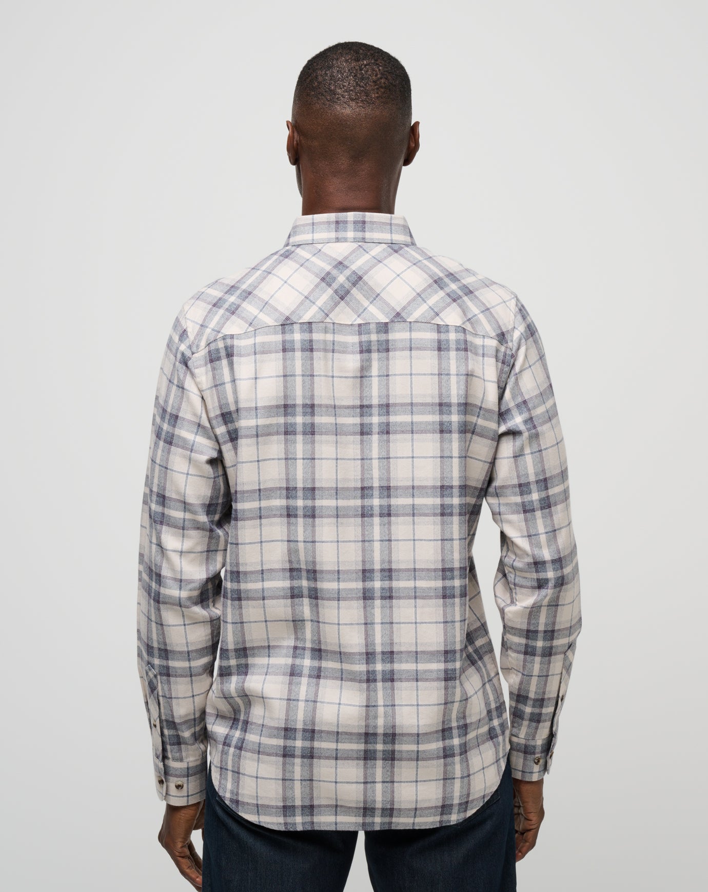 Cloud Flannel Plaid Button-Up - Image 23