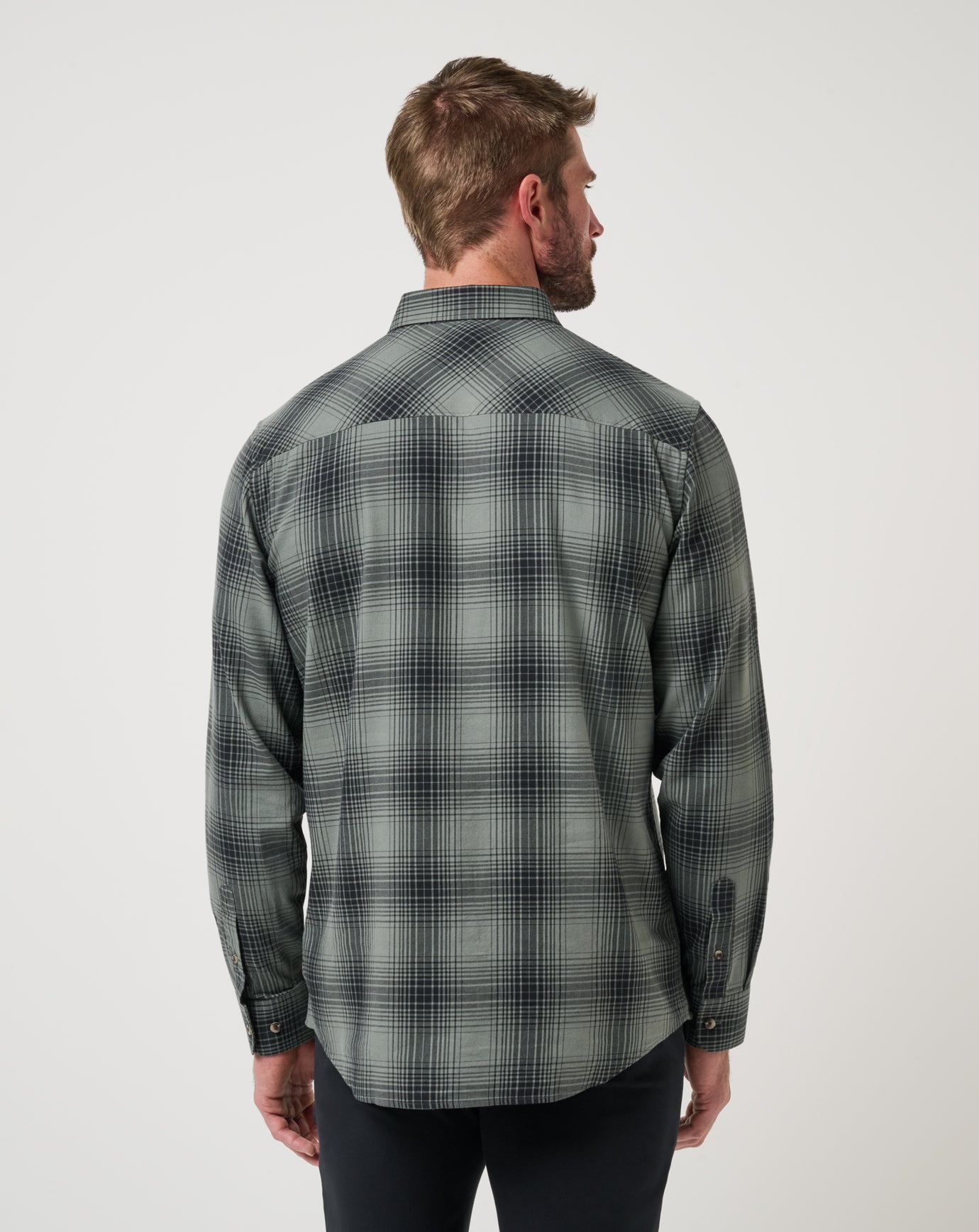 Cloud Flannel Plaid Button-Up - Image 31