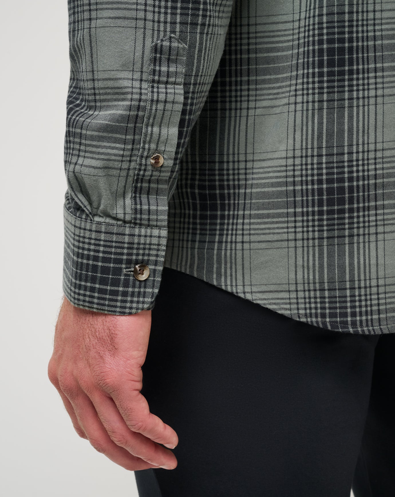 Cloud Flannel Plaid Button-Up - Image 33