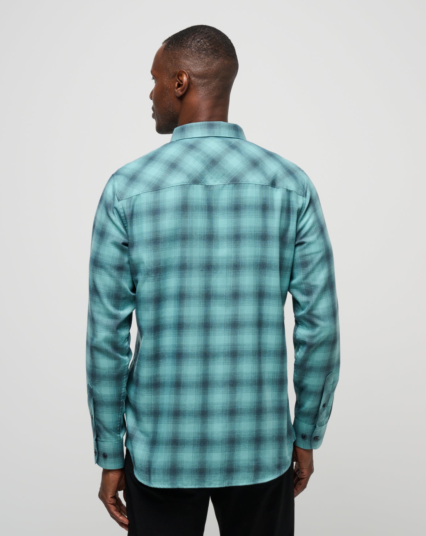 Cloud Flannel Plaid Button-Up - Image 54