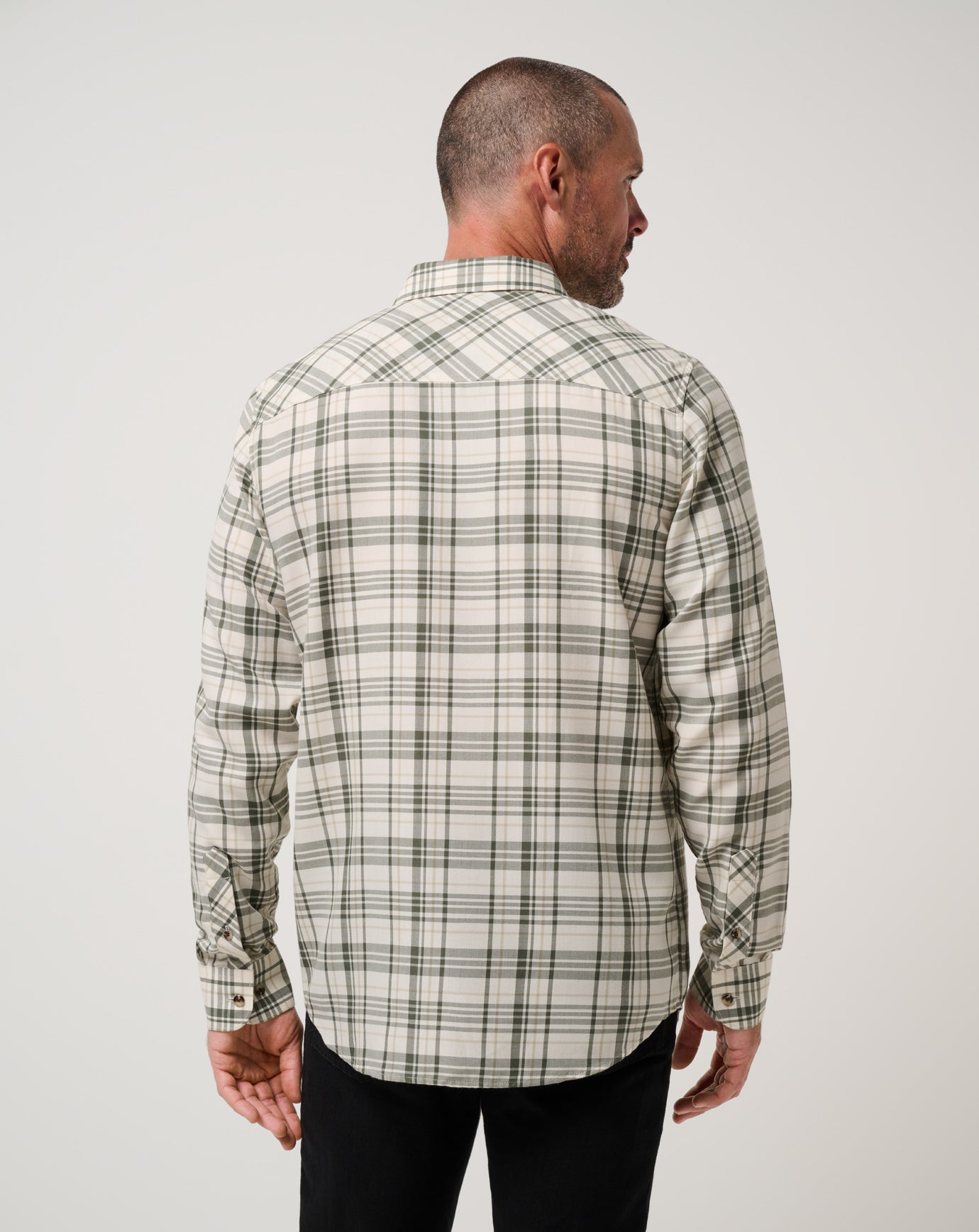 Cloud Flannel Plaid Button-Up - Image 71