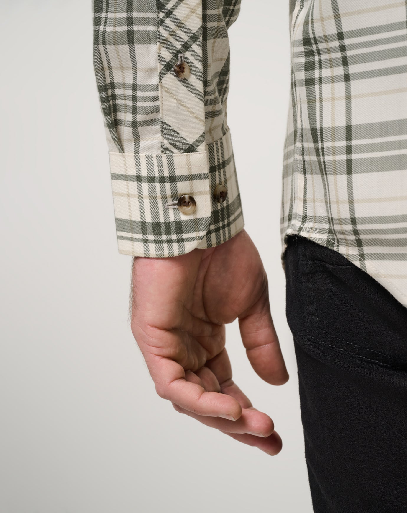 Cloud Flannel Plaid Button-Up - Image 73