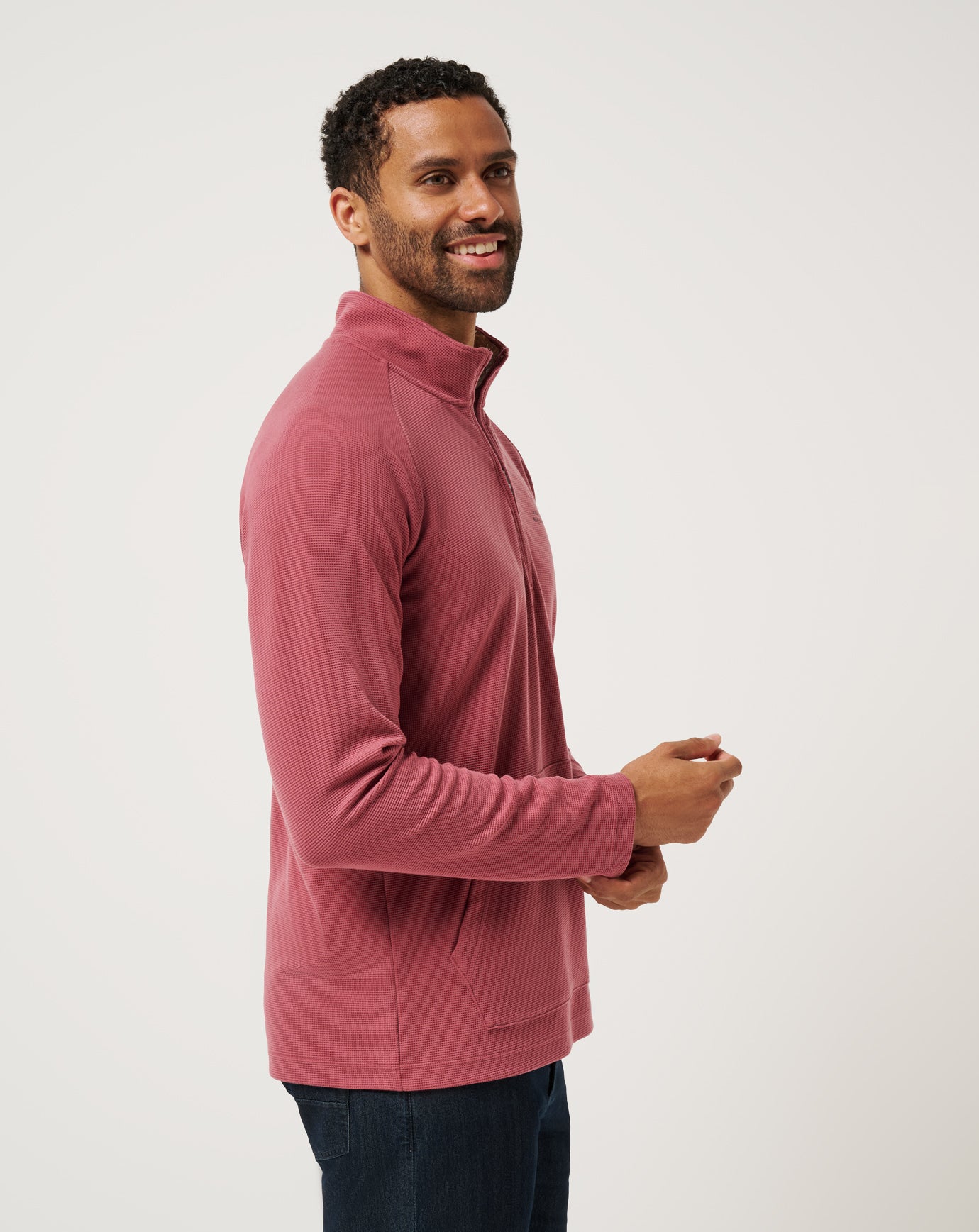 Performance Waffle Quarter Zip - Image 34