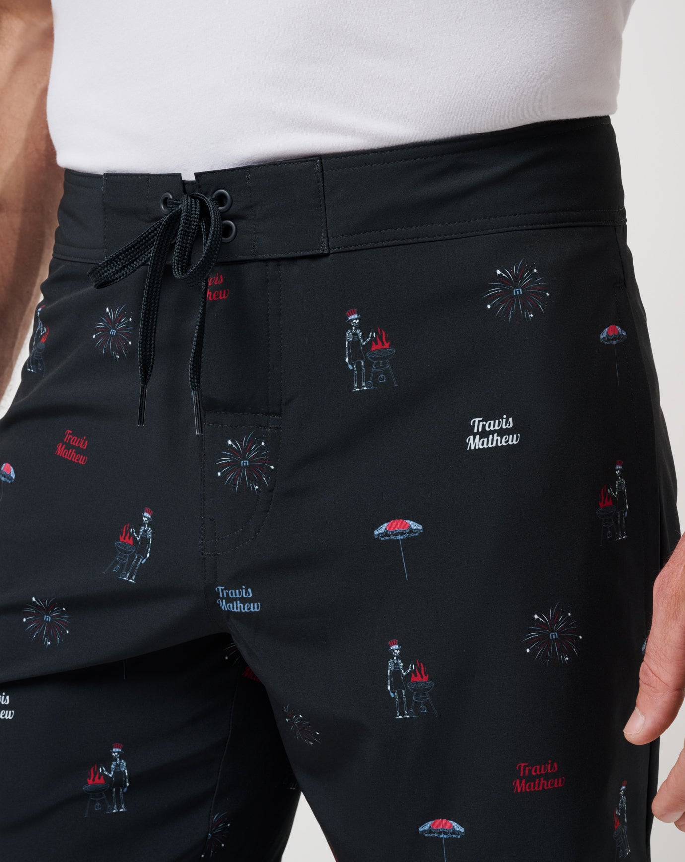 Red White And Booyah Boardshort - Image 4