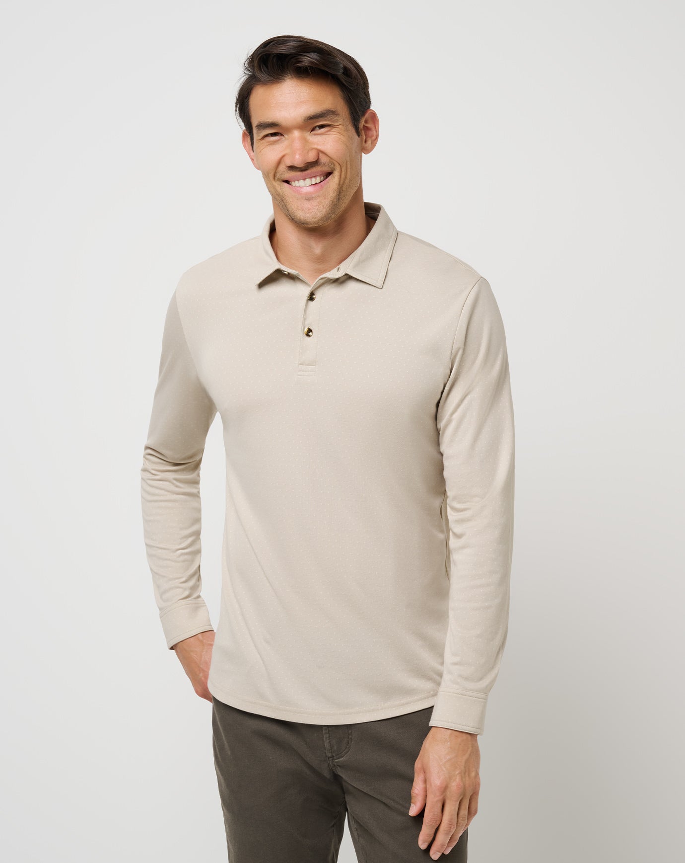 Handsome Town Long Sleeve Polo - Image 23
