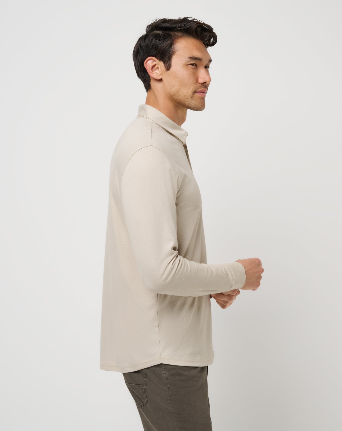 Handsome Town Long Sleeve Polo - Image 24