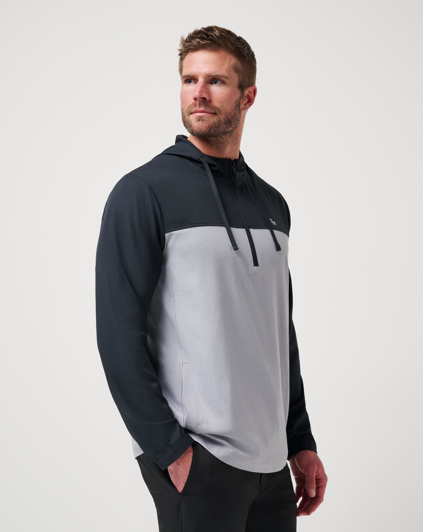 Coin Toss Quarter Zip Hoodie - Image 2