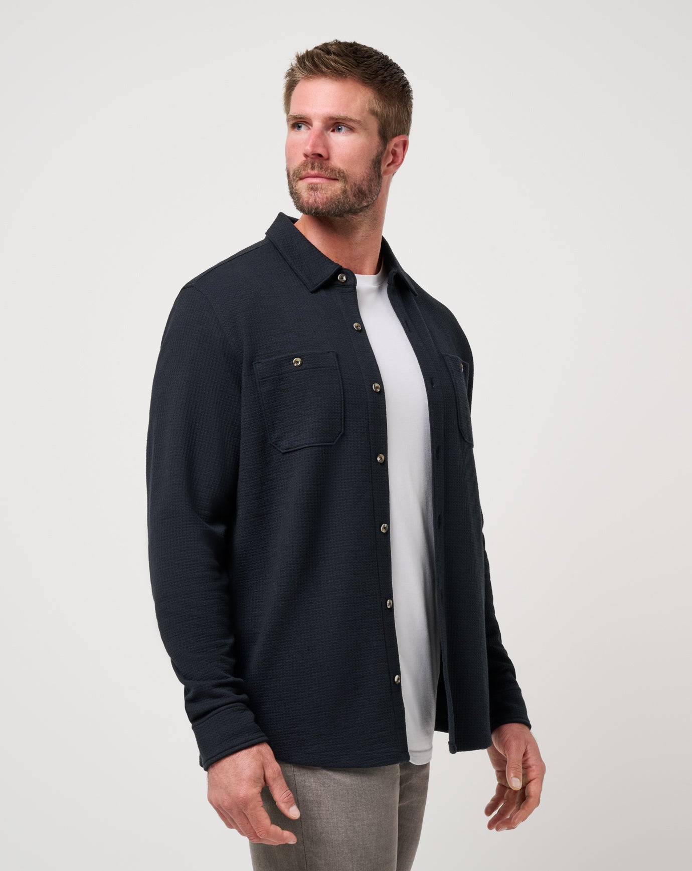 Cloud Waffle Shirt Jacket - Image 4