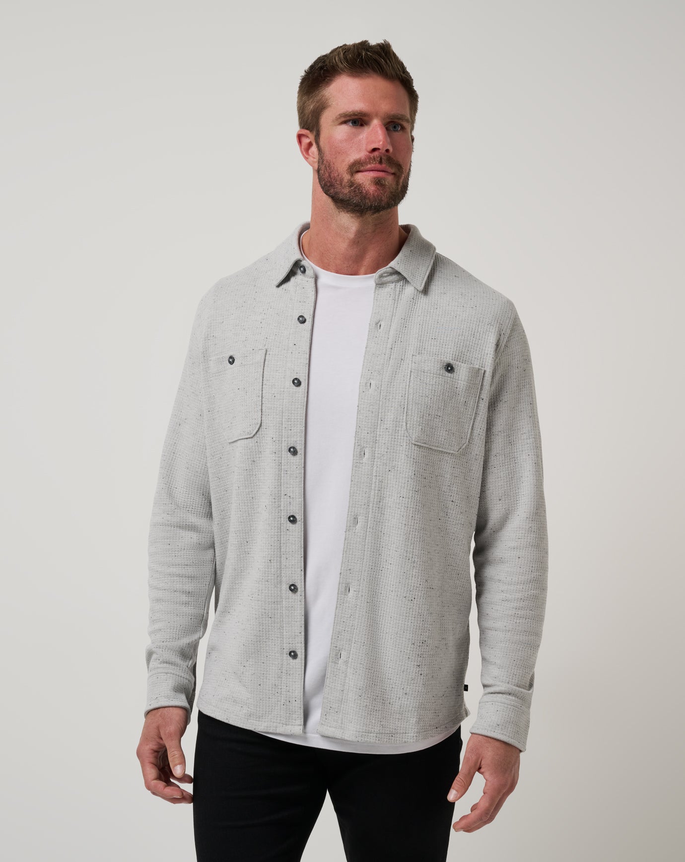 Cloud Waffle Shirt Jacket - Image 10