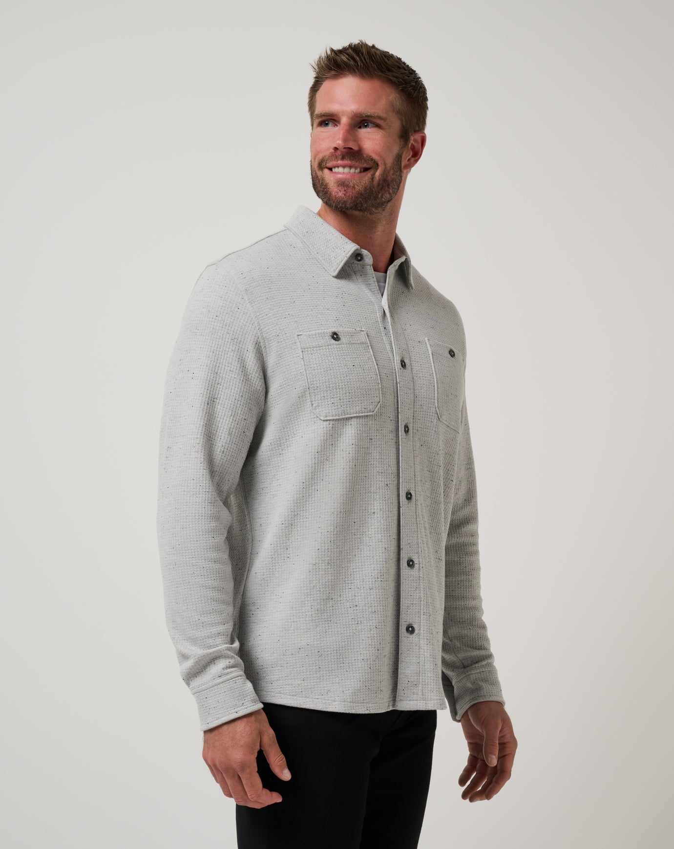 Cloud Waffle Shirt Jacket - Image 13