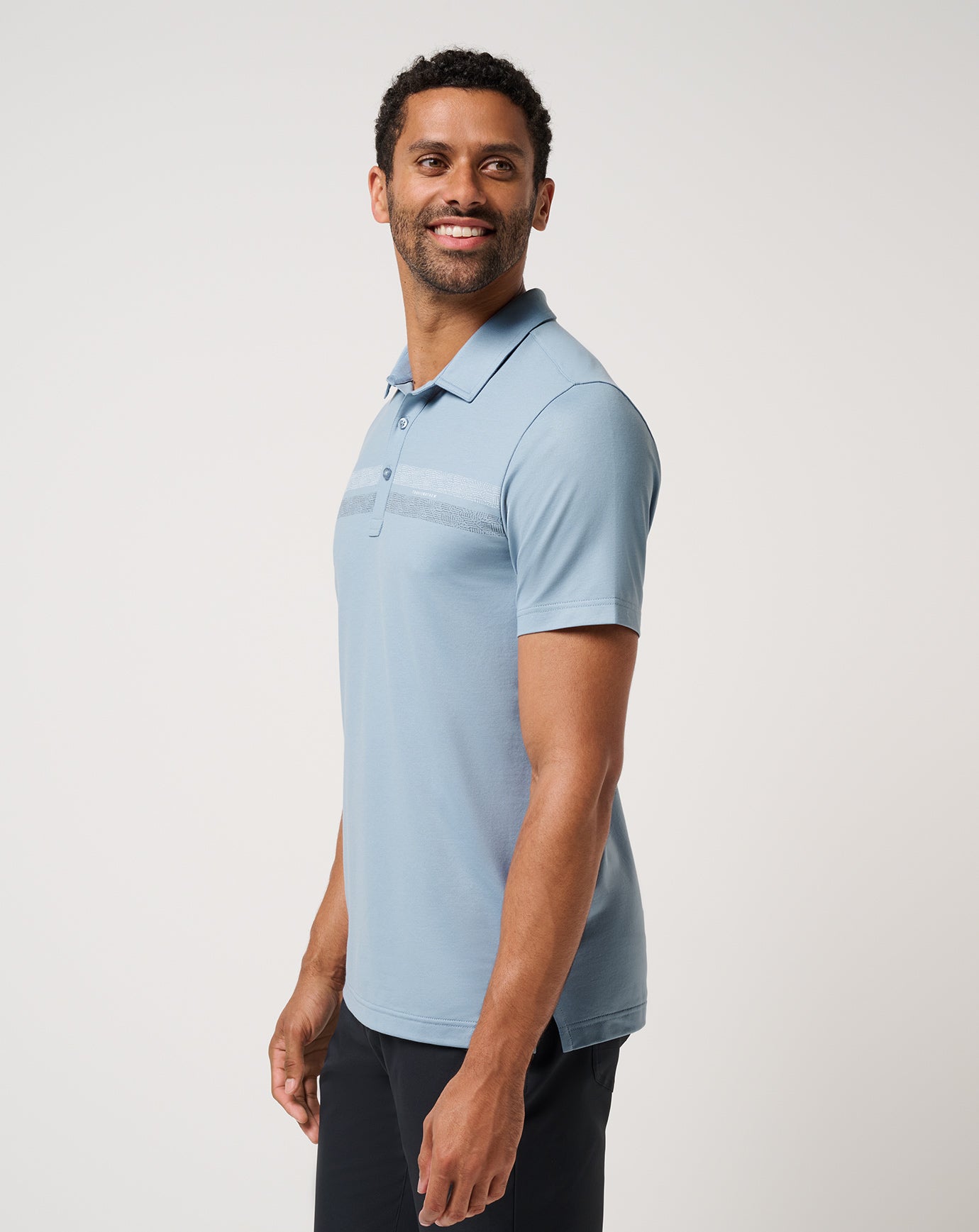 Featherweight Chest Stripe Polo - Image 2