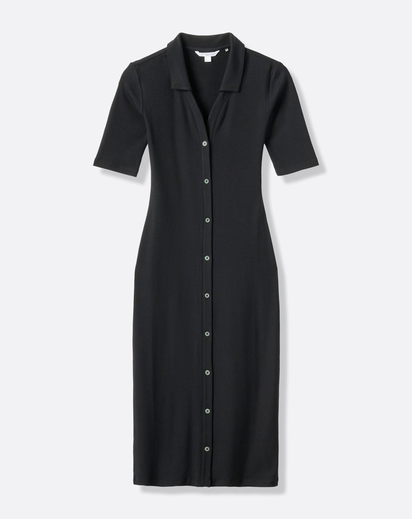 Cloud Rib Polo Midi Dress - Image 6