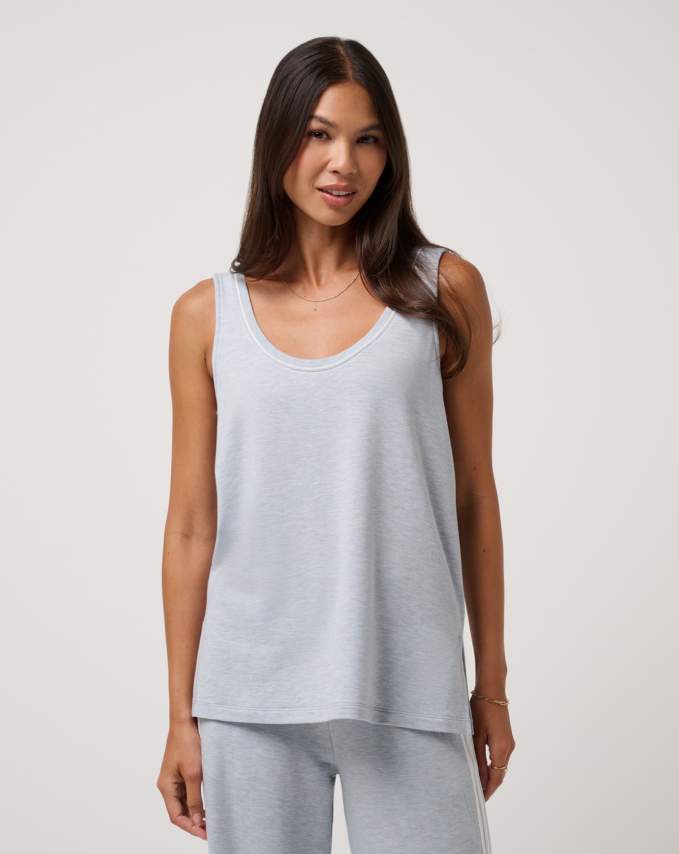 Cloud Terry Varsity Top