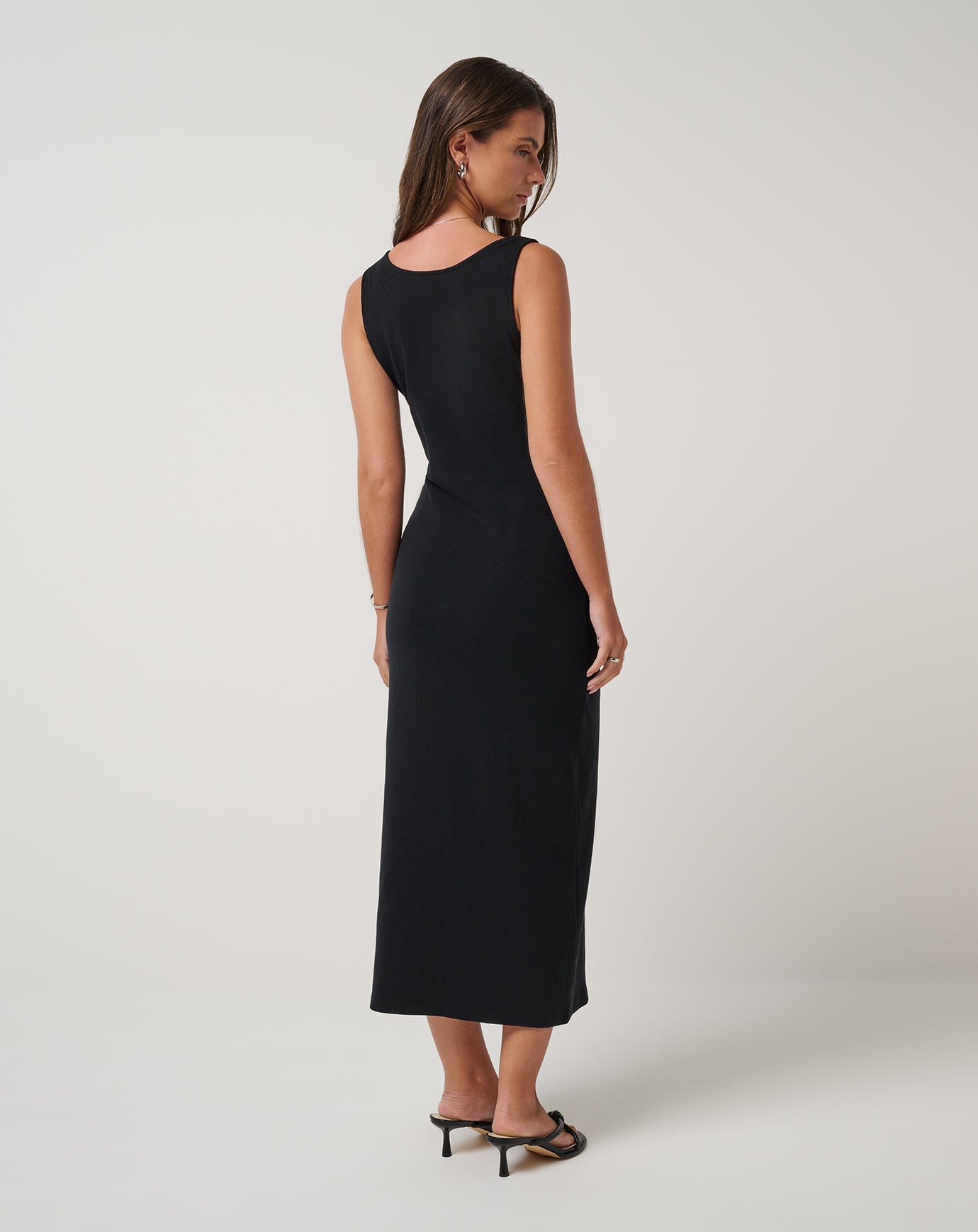 Cloud Rib Button Tank Dress - Image 2