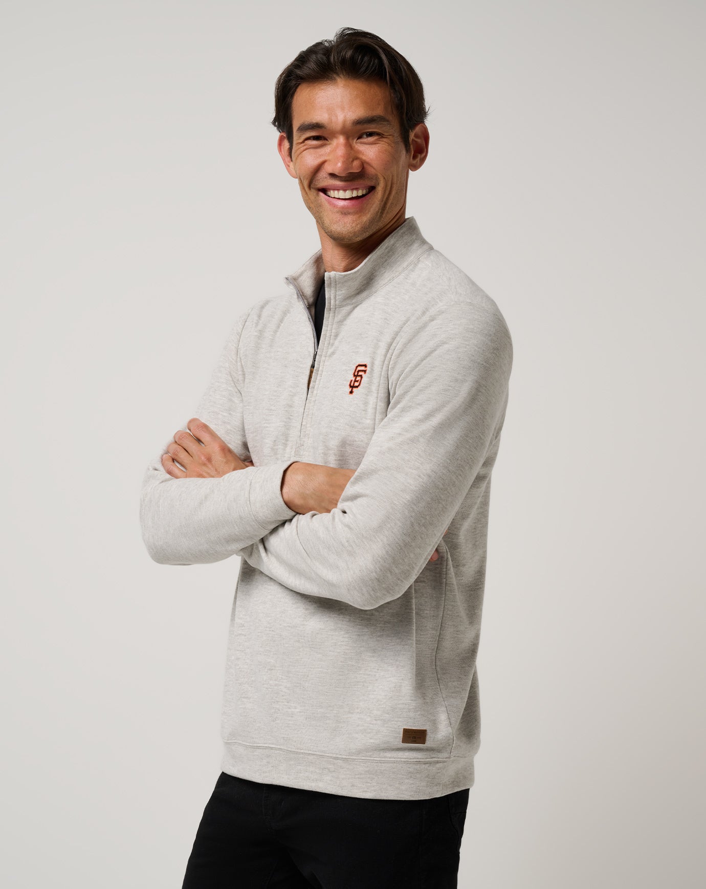 San Francisco Giants Cloud Home Game Quarter Zip - Image 2