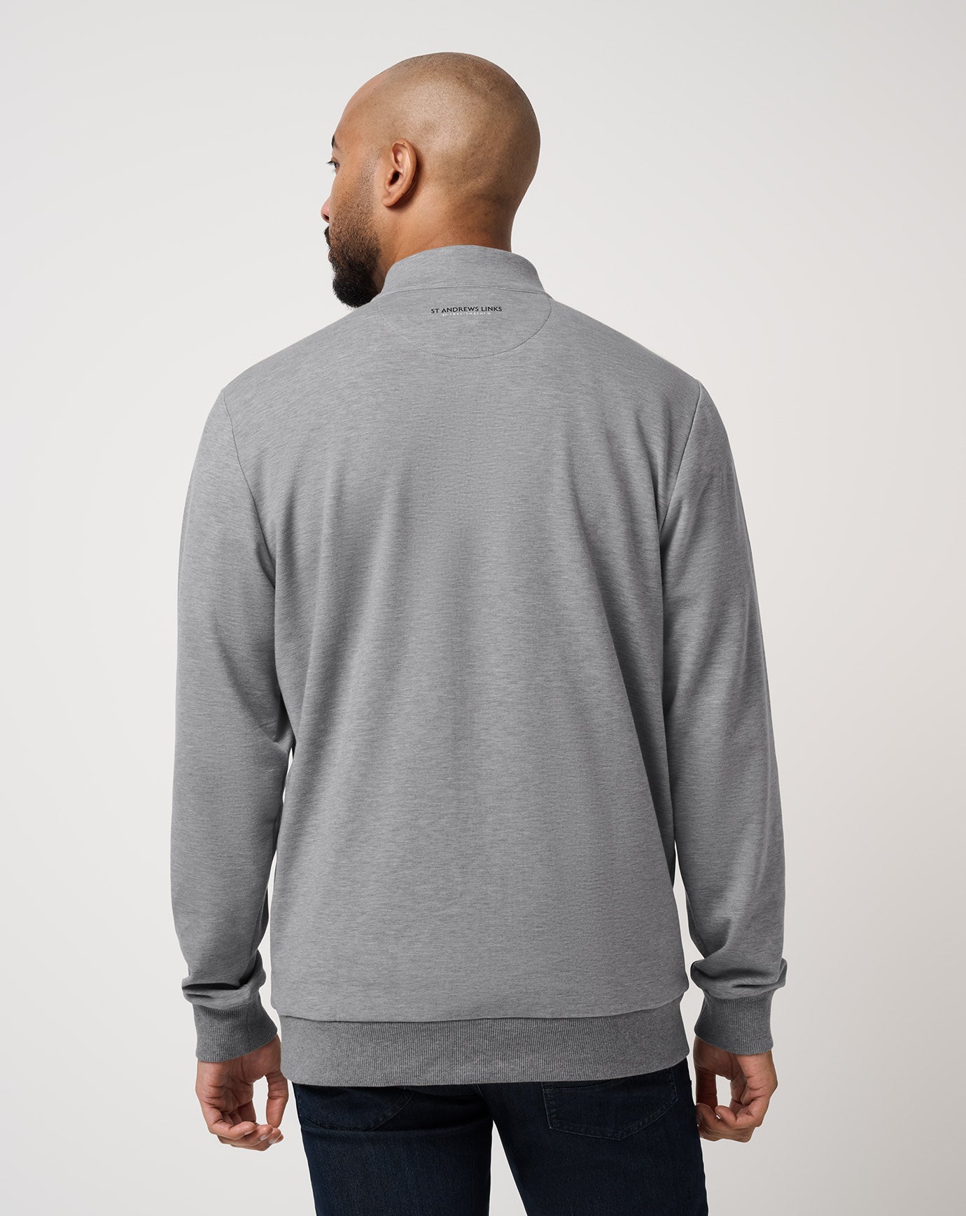 St Andrews Shadow Check 2.0 Quarter Zip - Image 13